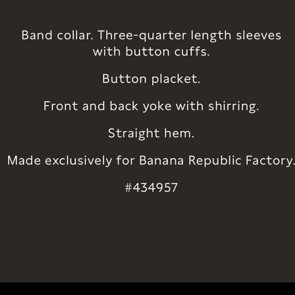 Banana Republic Cleo Fashion Poplin Shirt - Picture 11 of 13